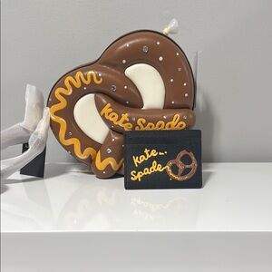 Kate Spade Brown Pretzel Bag and Cardholder Set
